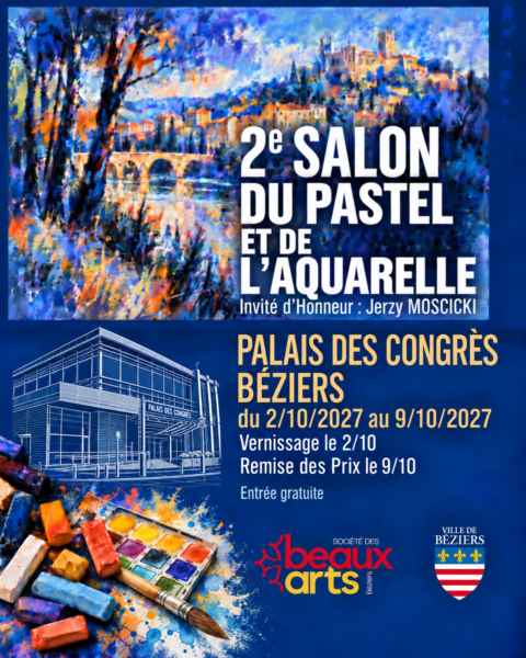 2ème Salon du Pastel & de l’Aquarelle 2ème Salon du Pastel en Biterrois-Palais-v05